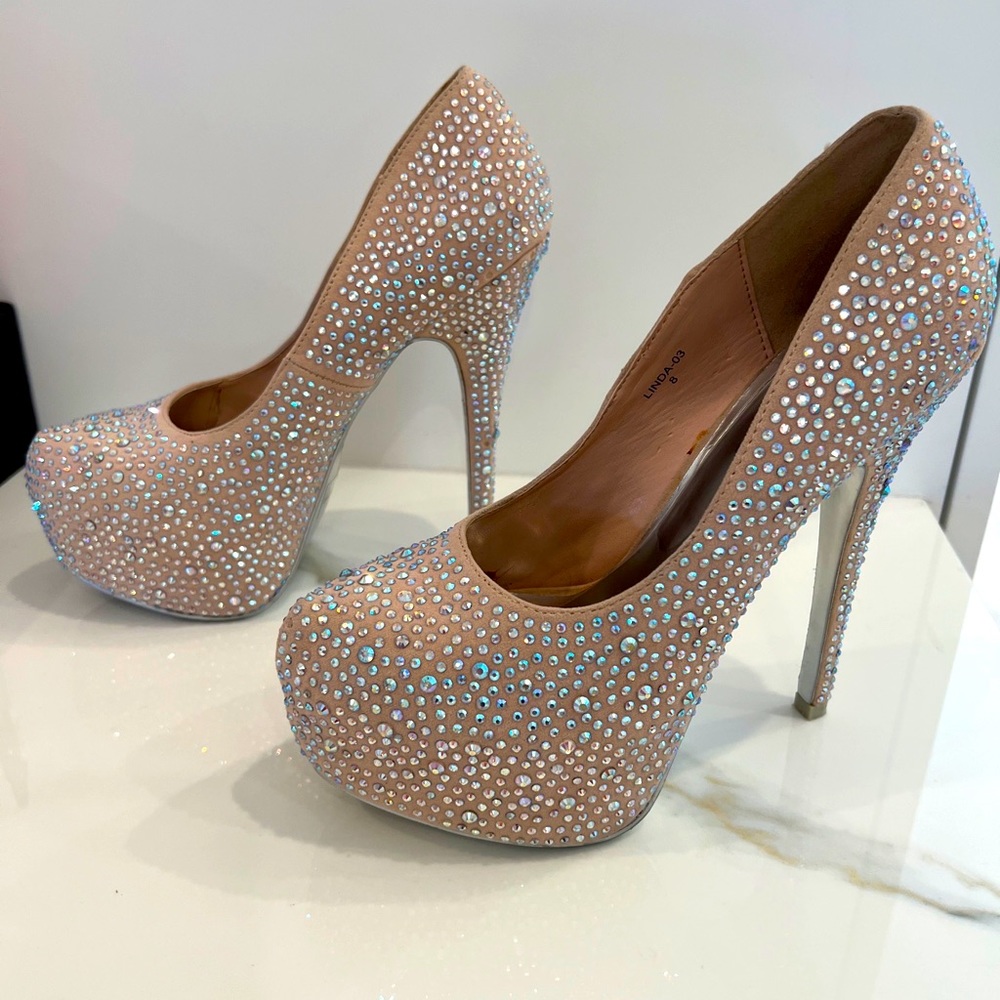 Women's Sexy  MASCOTTE 5.5" Heels 1.5"Hidden Platform Stiletto Shoes  Sz 8.